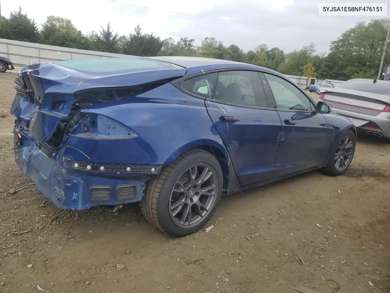 5YJSA1E58NF476151 2022 Tesla Model S