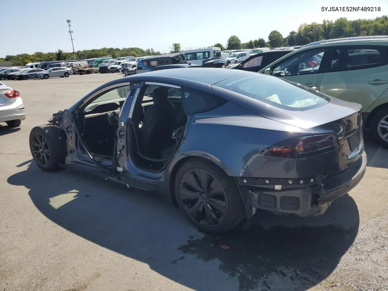 2022 Tesla Model S VIN: 5YJSA1E52NF489218 Lot: 70391054