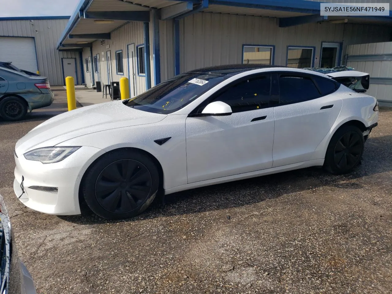 2022 Tesla Model S VIN: 5YJSA1E56NF471949 Lot: 71162864