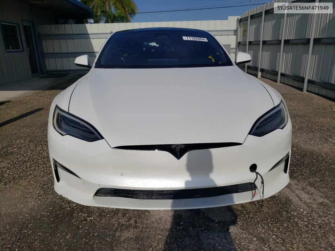 2022 Tesla Model S VIN: 5YJSA1E56NF471949 Lot: 71162864