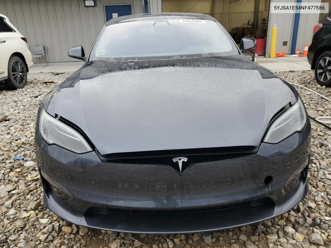 2022 Tesla Model S VIN: 5YJSA1E54NF477586 Lot: 72534384