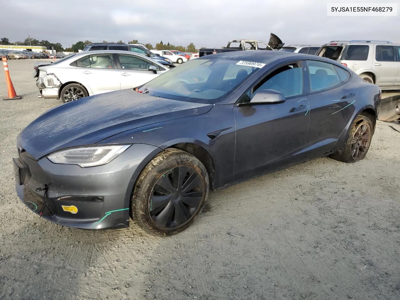 5YJSA1E55NF468279 2022 Tesla Model S