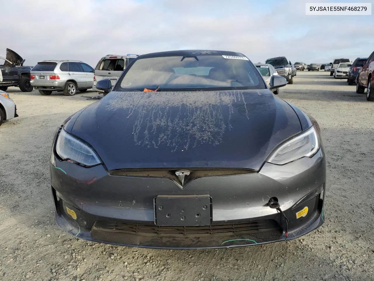 2022 Tesla Model S VIN: 5YJSA1E55NF468279 Lot: 72590974