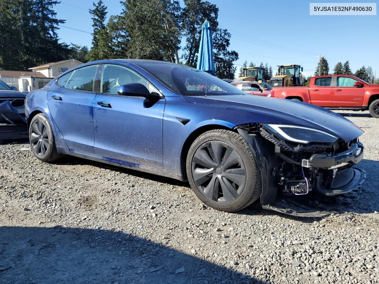 2022 Tesla Model S VIN: 5YJSA1E52NF490630 Lot: 73747024