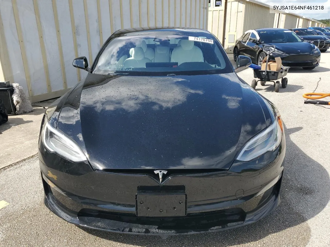 2022 Tesla Model S VIN: 5YJSA1E64NF461218 Lot: 74178794