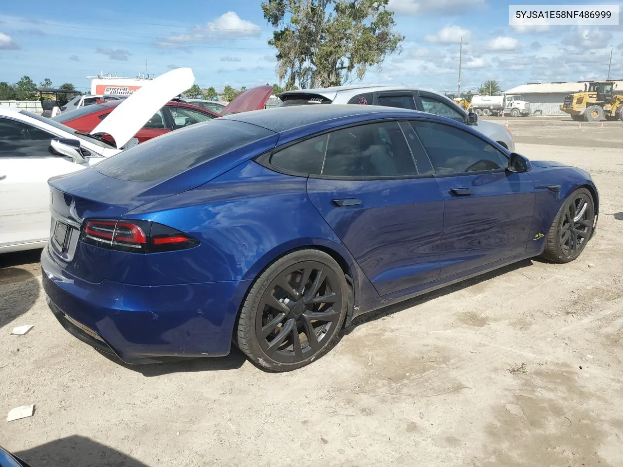 2022 Tesla Model S VIN: 5YJSA1E58NF486999 Lot: 75002424