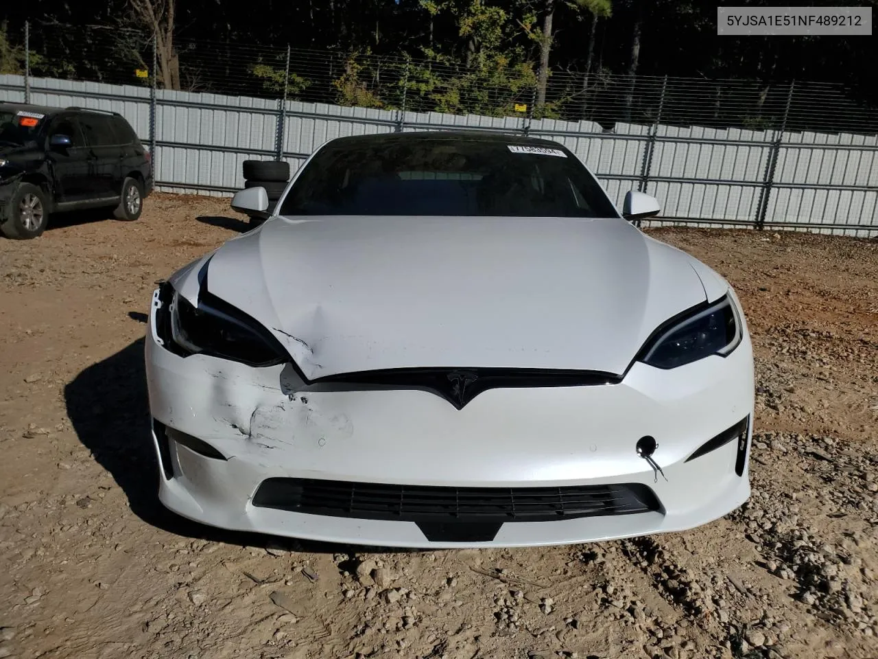 2022 Tesla Model S VIN: 5YJSA1E51NF489212 Lot: 77583594