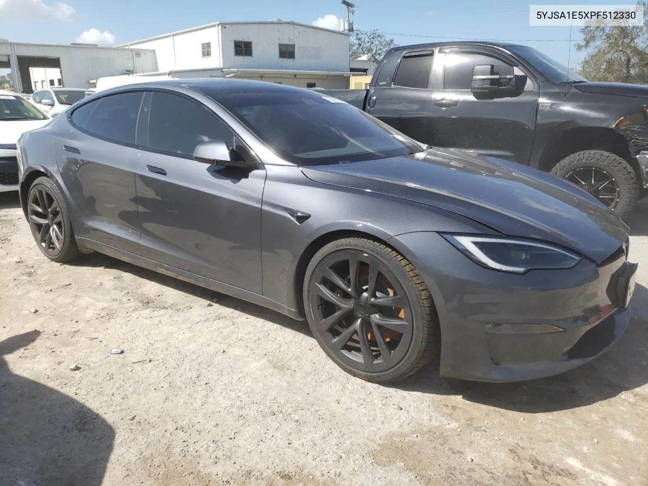 2023 Tesla Model S VIN: 5YJSA1E5XPF512330 Lot: 75641464