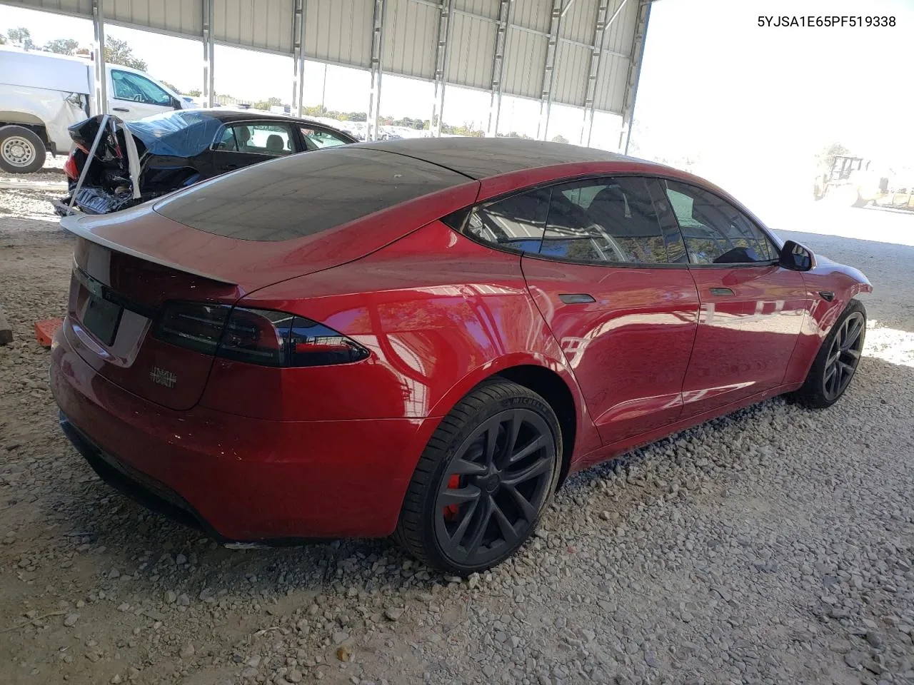 2023 Tesla Model S VIN: 5YJSA1E65PF519338 Lot: 76487054