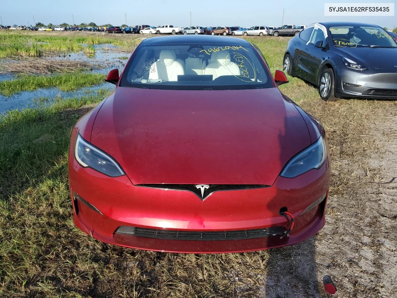 2024 Tesla Model S VIN: 5YJSA1E62RF535435 Lot: 74620184