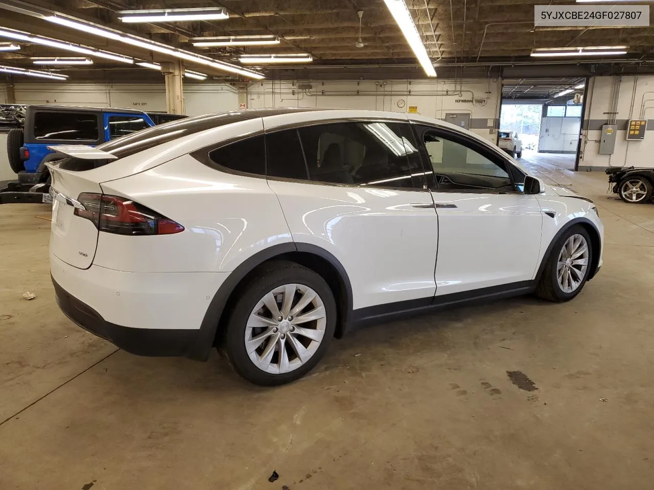 2016 Tesla Model X VIN: 5YJXCBE24GF027807 Lot: 50504814