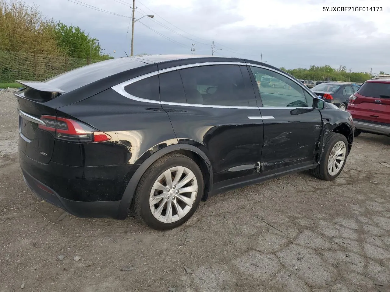 2016 Tesla Model X VIN: 5YJXCBE21GF014173 Lot: 51177124