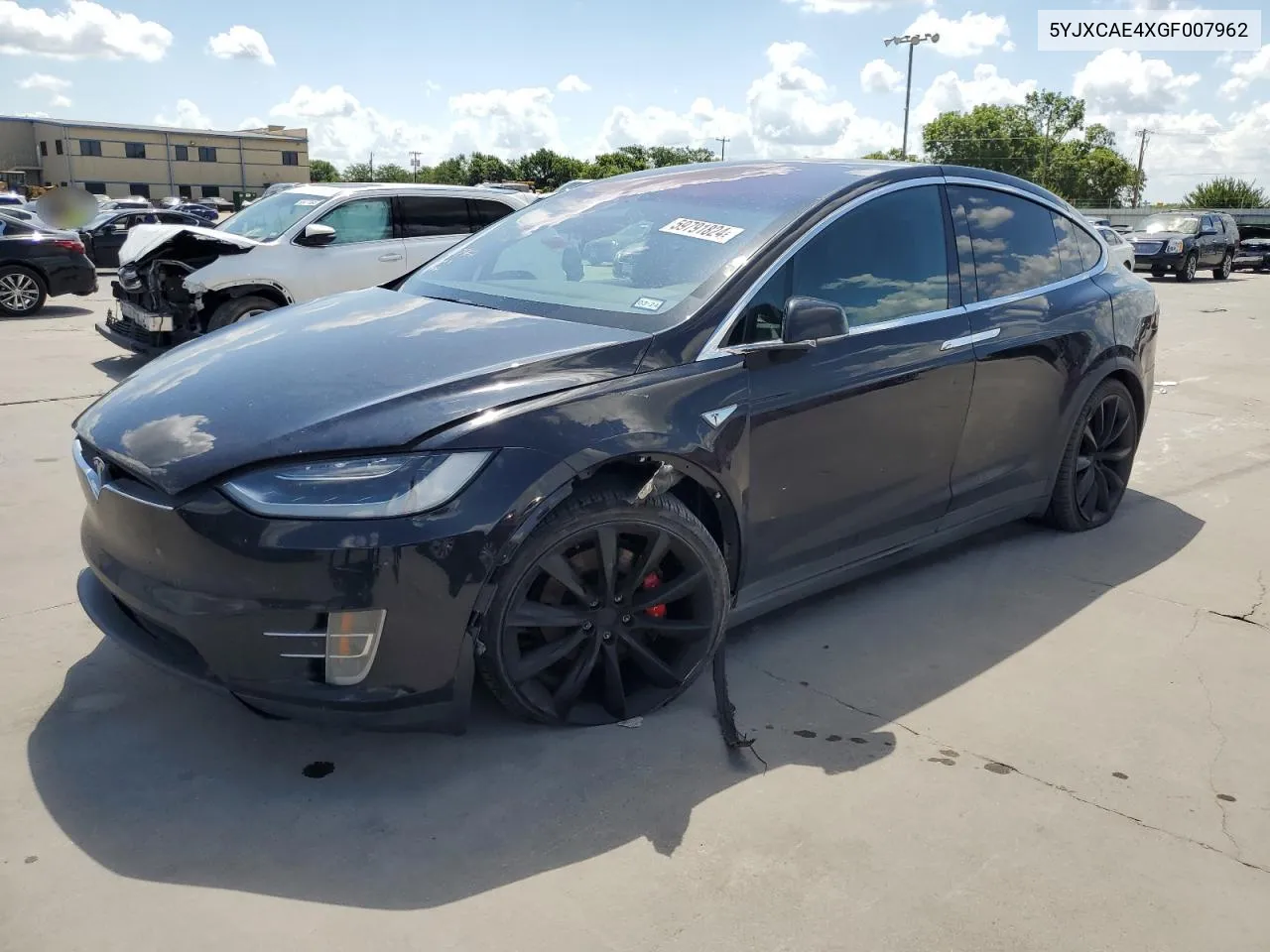 5YJXCAE4XGF007962 2016 Tesla Model X