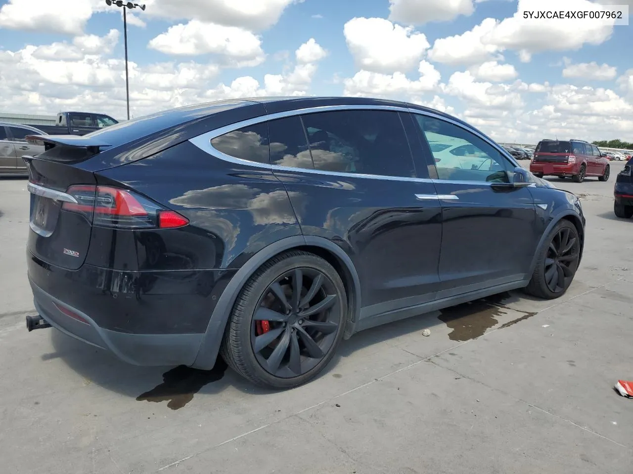 5YJXCAE4XGF007962 2016 Tesla Model X