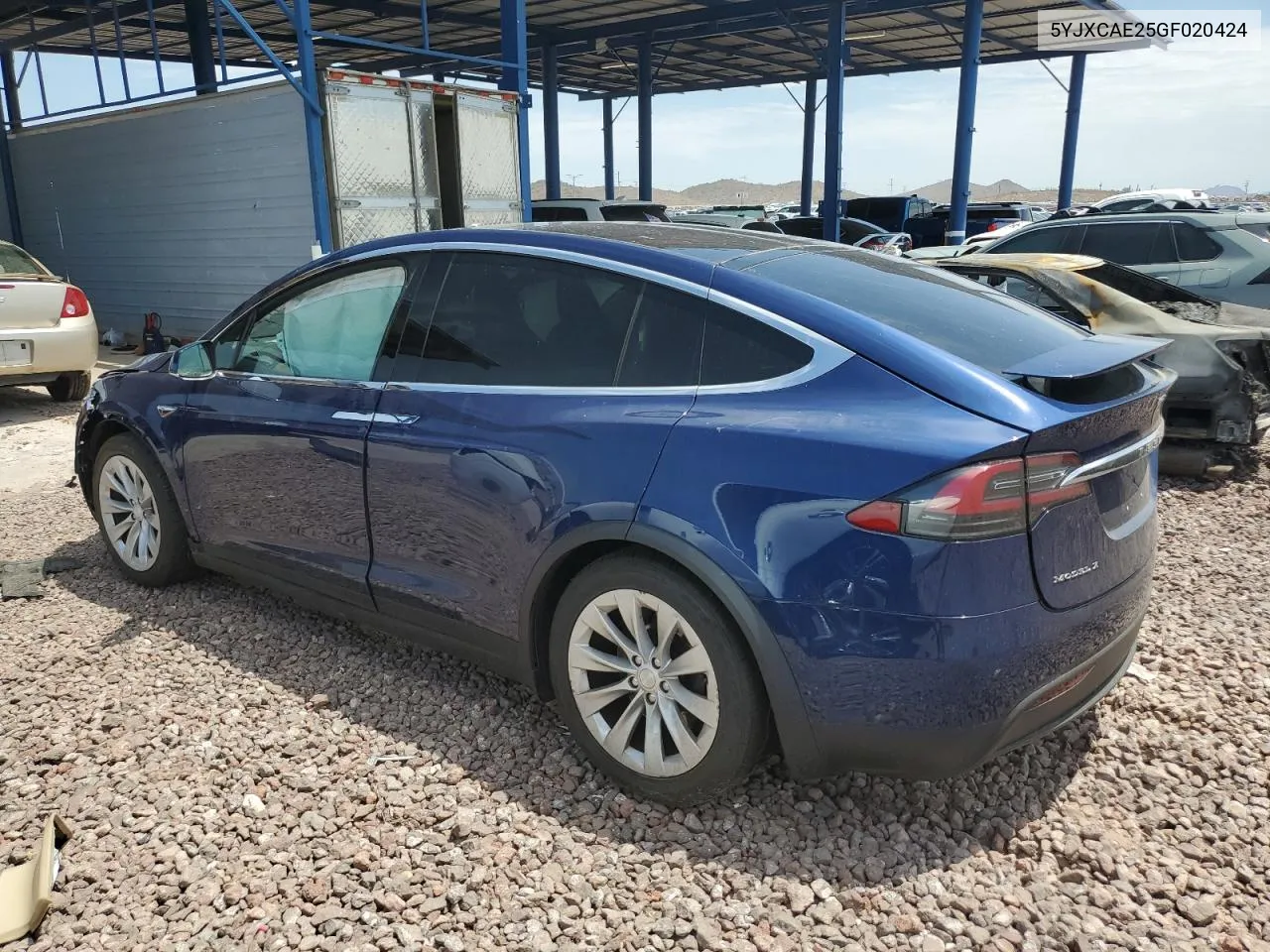 5YJXCAE25GF020424 2016 Tesla Model X