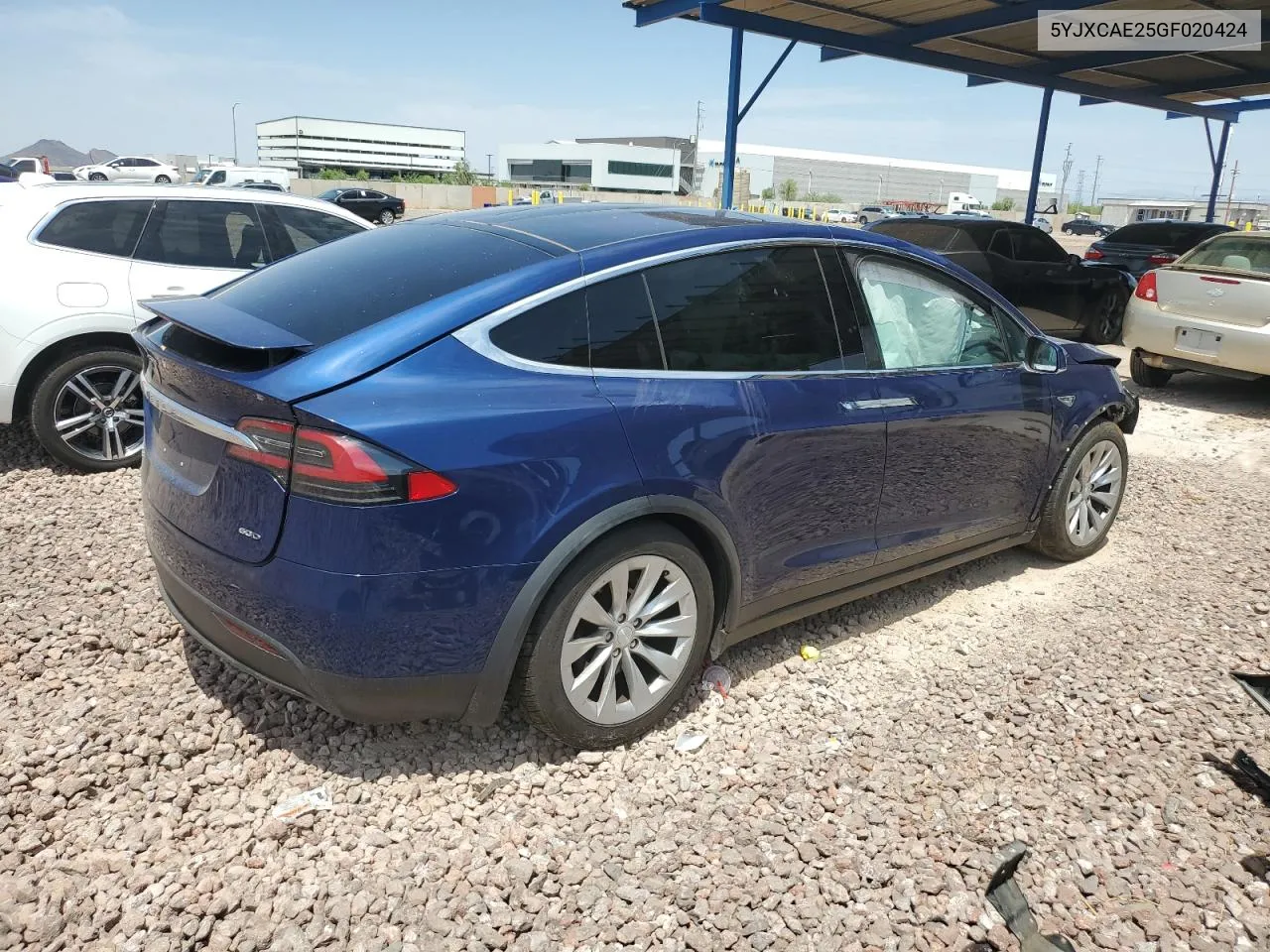 5YJXCAE25GF020424 2016 Tesla Model X