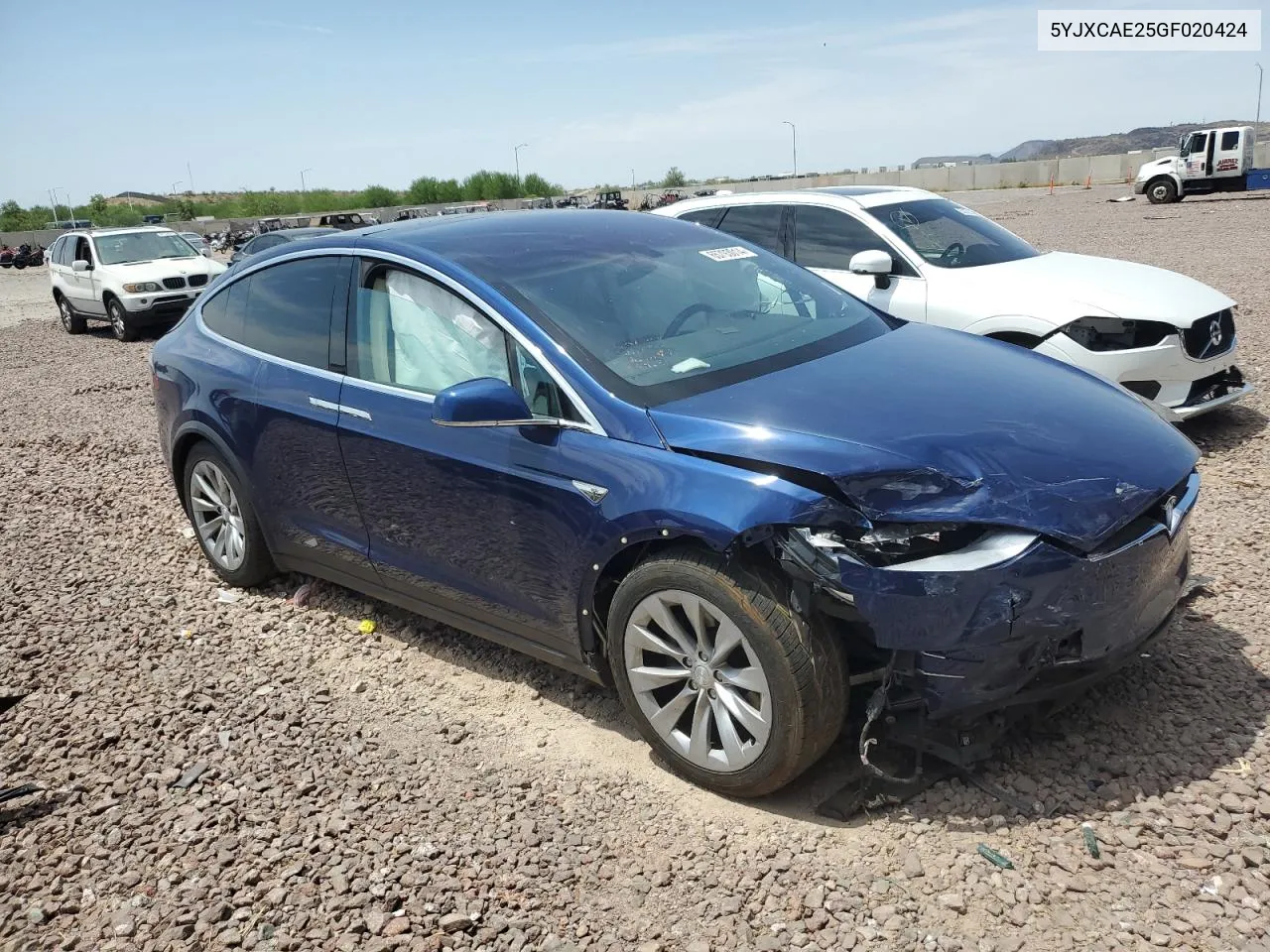 5YJXCAE25GF020424 2016 Tesla Model X