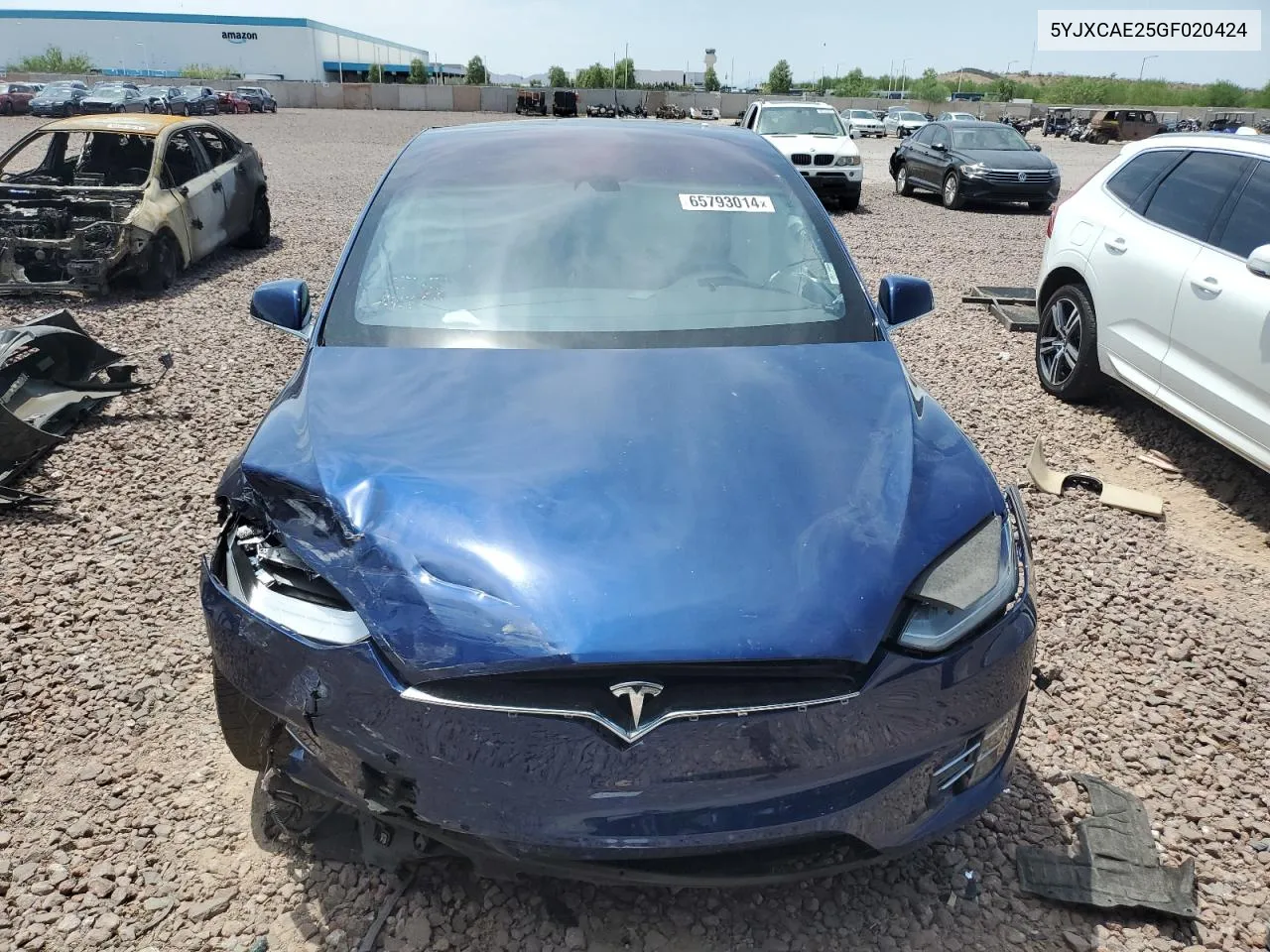 5YJXCAE25GF020424 2016 Tesla Model X