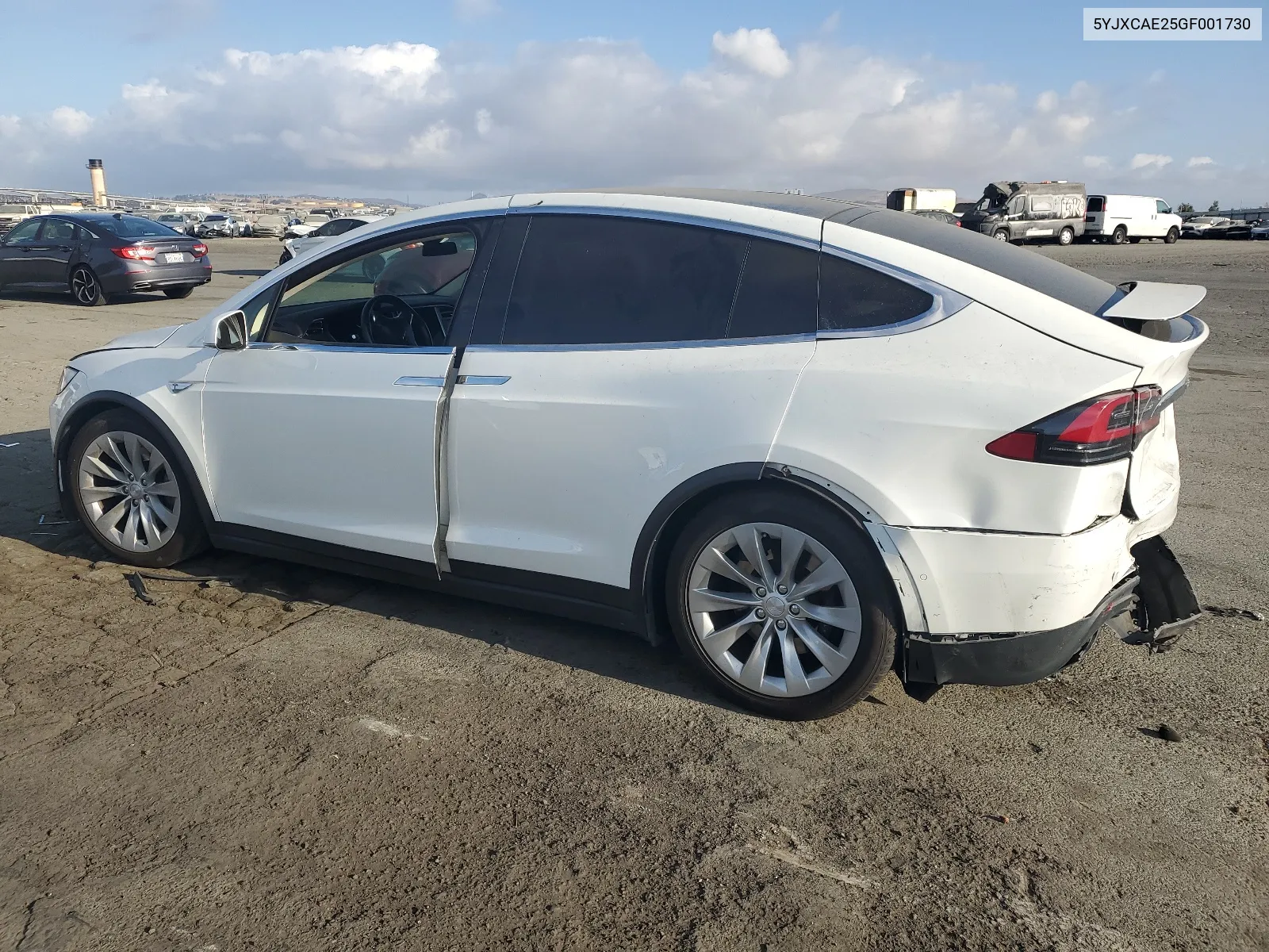 2016 Tesla Model X VIN: 5YJXCAE25GF001730 Lot: 67553204