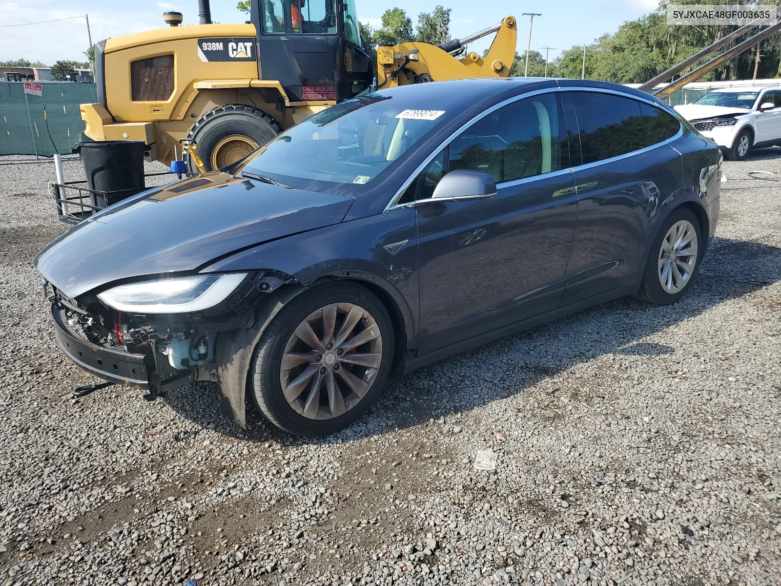 2016 Tesla Model X VIN: 5YJXCAE48GF003635 Lot: 67899814