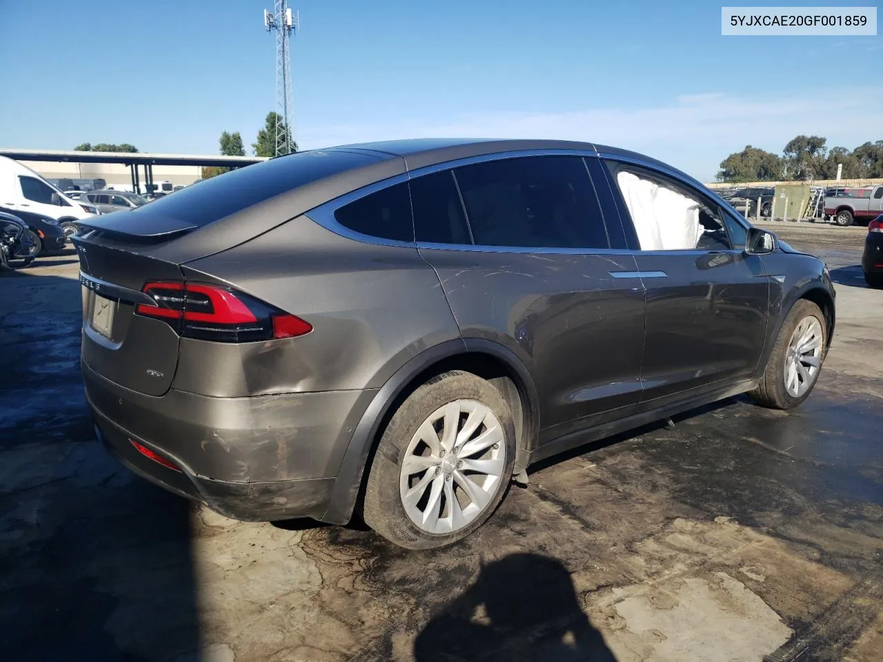 2016 Tesla Model X VIN: 5YJXCAE20GF001859 Lot: 68154194