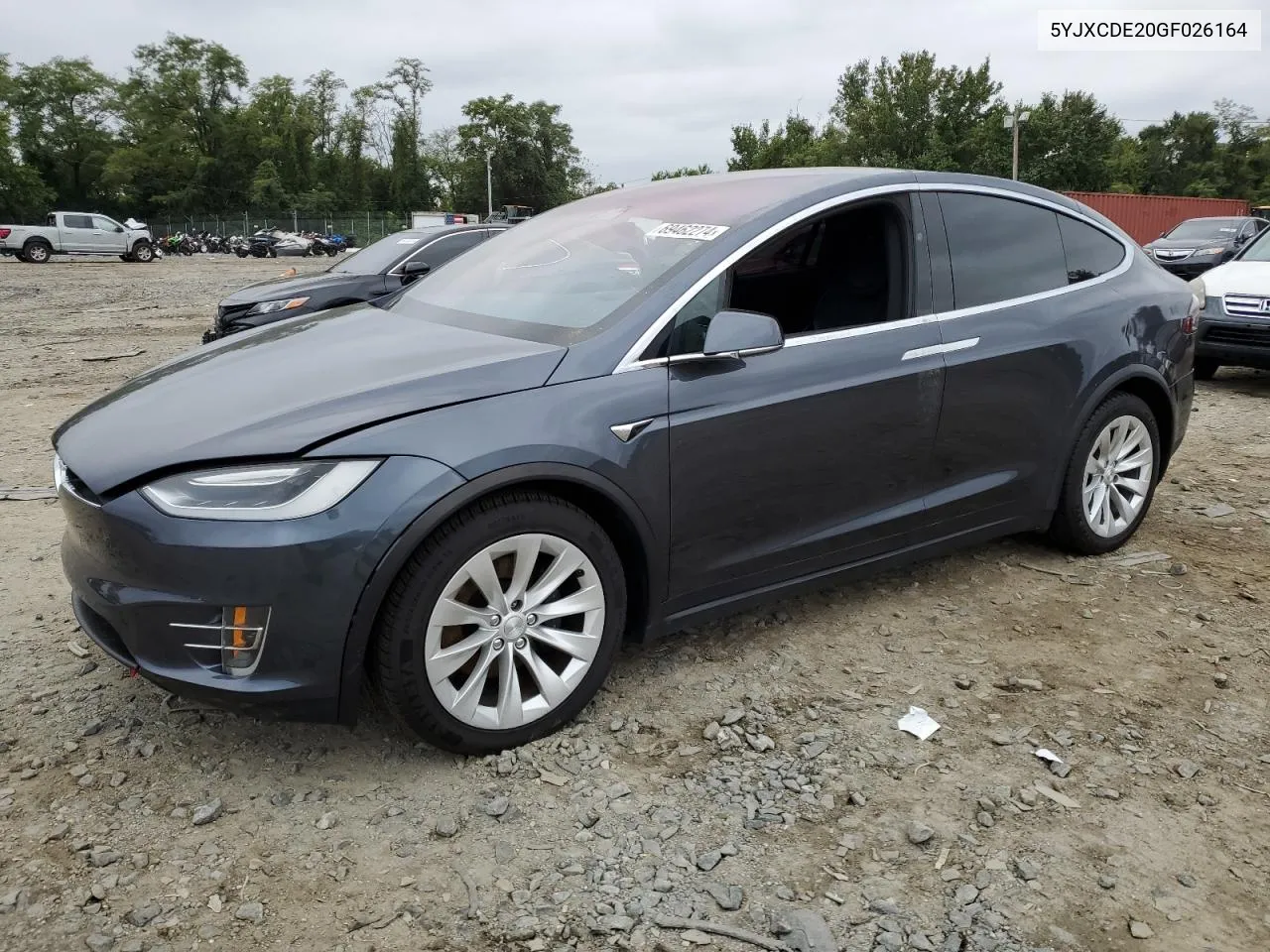 2016 Tesla Model X VIN: 5YJXCDE20GF026164 Lot: 69462274