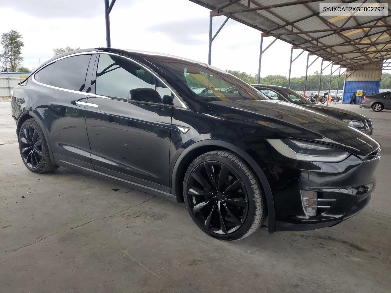 2016 Tesla Model X VIN: 5YJXCAE2XGF002792 Lot: 71432554