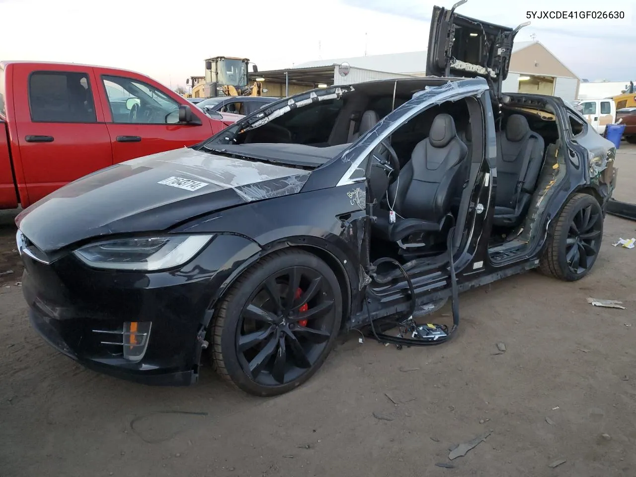 2016 Tesla Model X VIN: 5YJXCDE41GF026630 Lot: 71643714