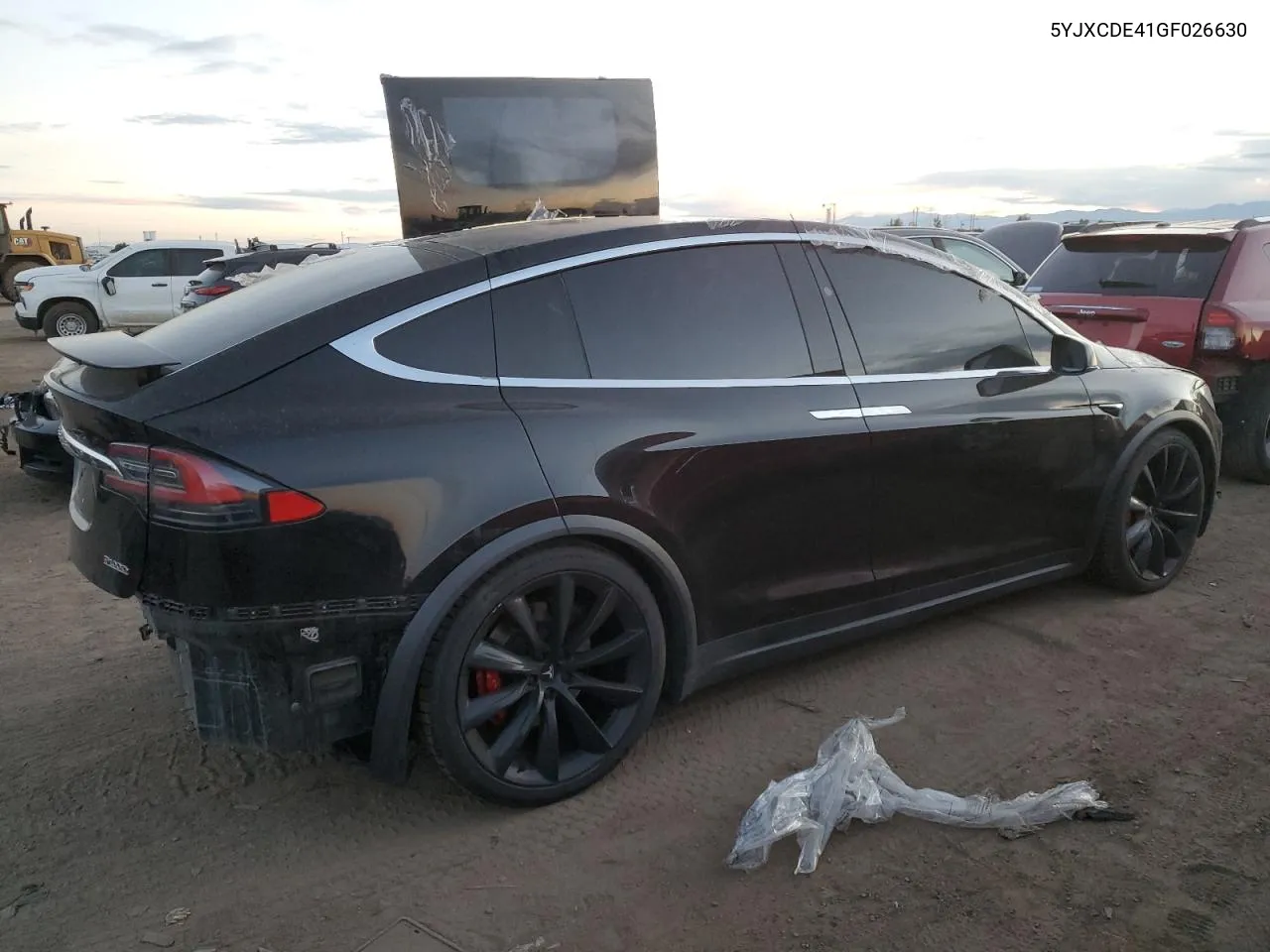 2016 Tesla Model X VIN: 5YJXCDE41GF026630 Lot: 71643714