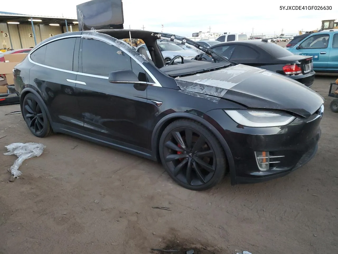 2016 Tesla Model X VIN: 5YJXCDE41GF026630 Lot: 71643714