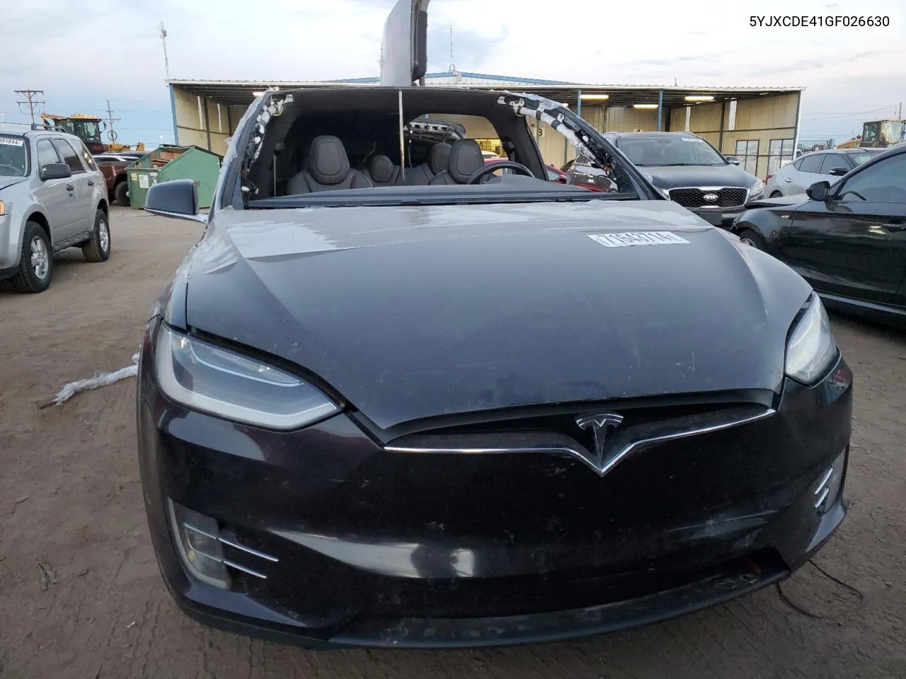 2016 Tesla Model X VIN: 5YJXCDE41GF026630 Lot: 71643714