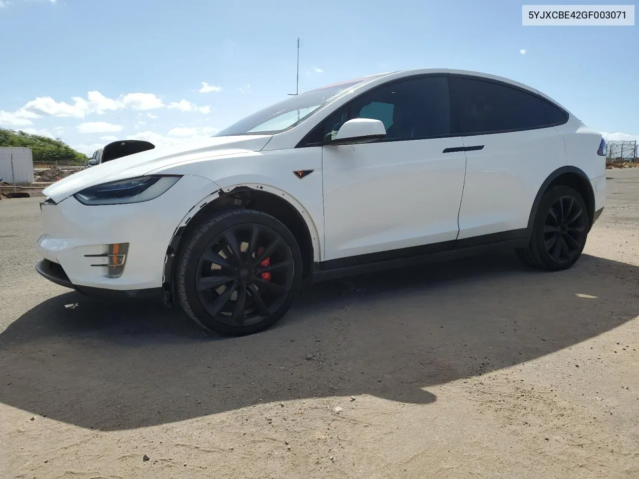 5YJXCBE42GF003071 2016 Tesla Model X