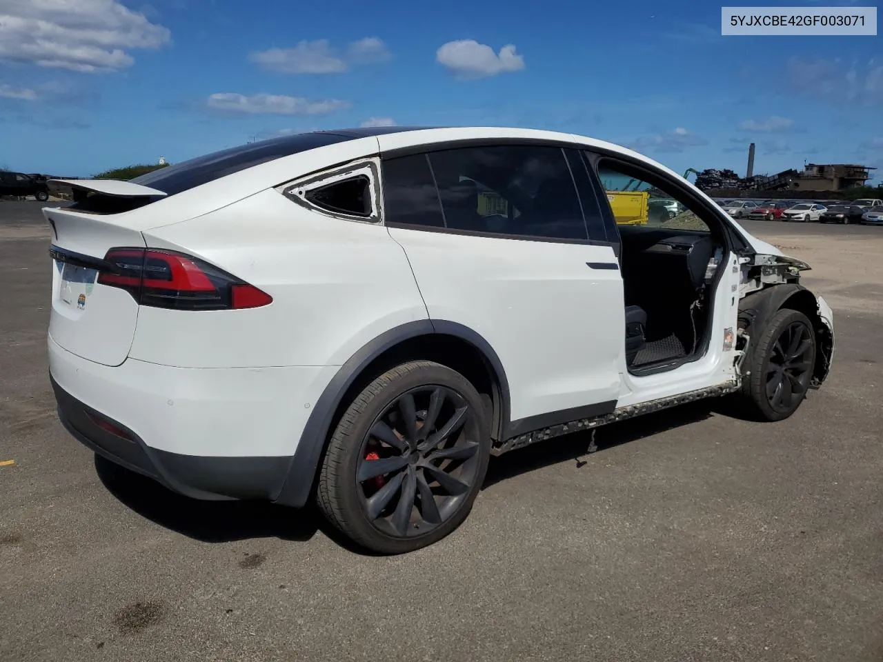 5YJXCBE42GF003071 2016 Tesla Model X