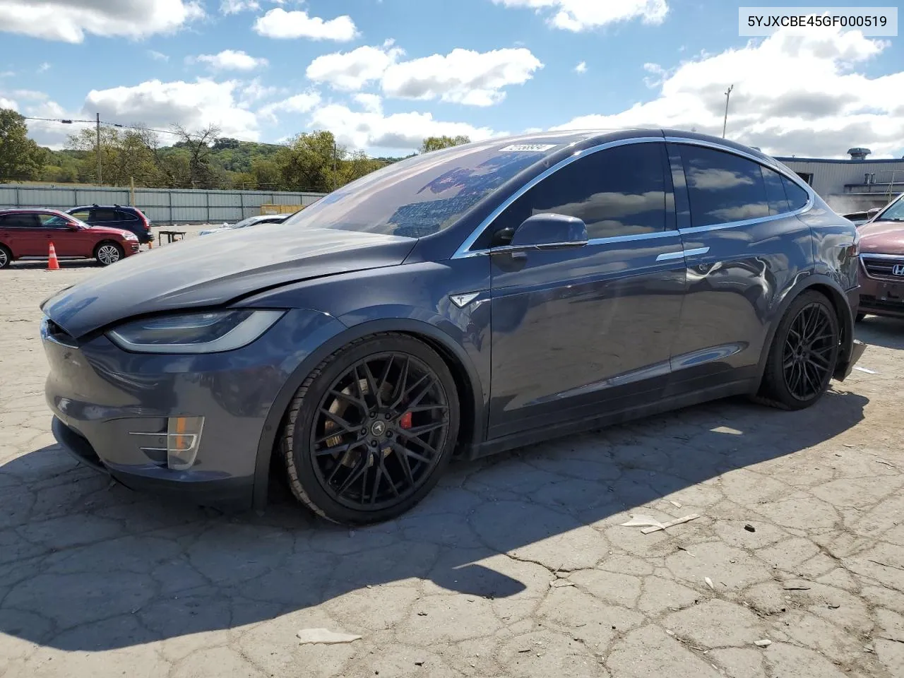 2016 Tesla Model X VIN: 5YJXCBE45GF000519 Lot: 72158934