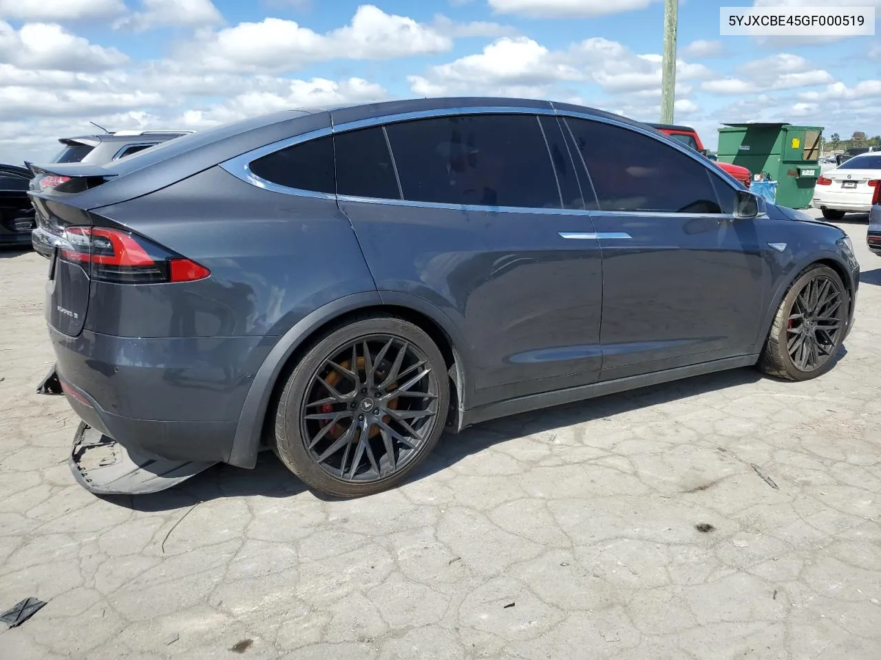 2016 Tesla Model X VIN: 5YJXCBE45GF000519 Lot: 72158934