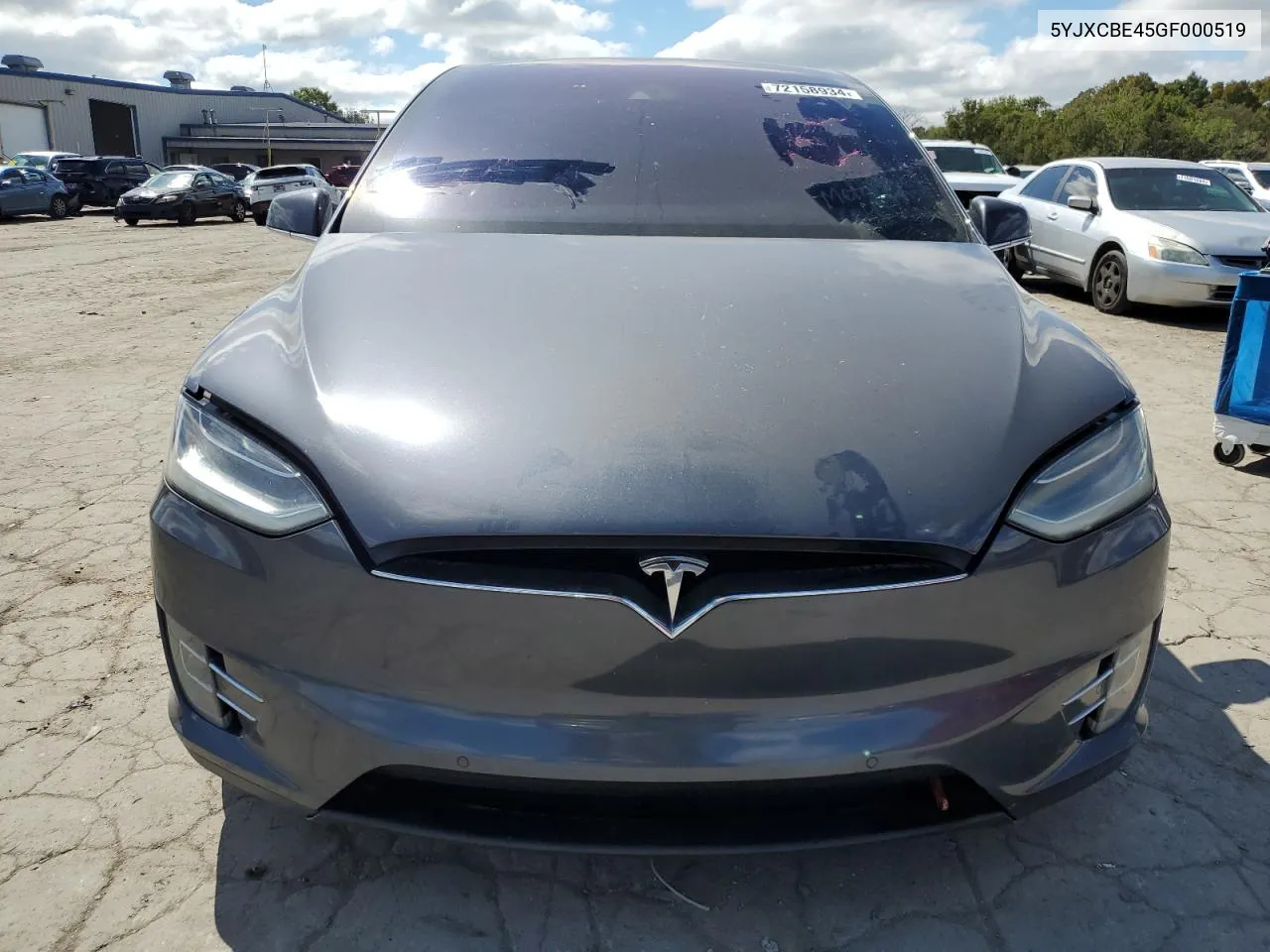 5YJXCBE45GF000519 2016 Tesla Model X