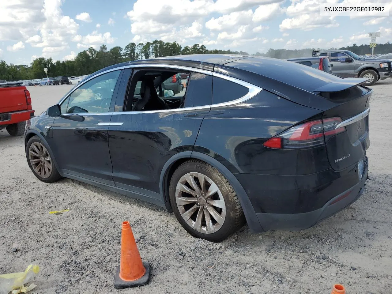 2016 Tesla Model X VIN: 5YJXCBE22GF012982 Lot: 72224314