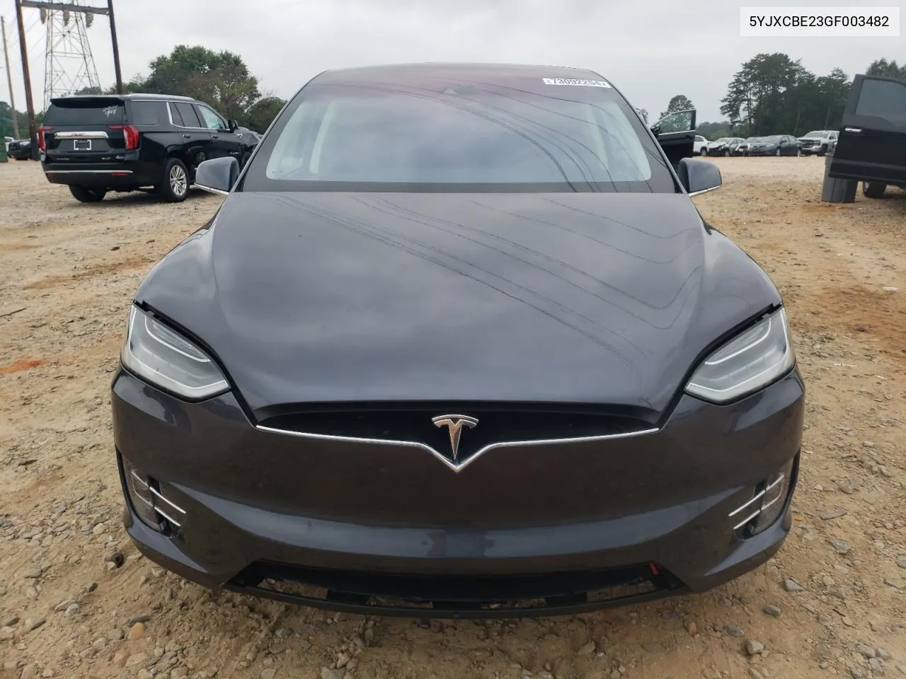 2016 Tesla Model X VIN: 5YJXCBE23GF003482 Lot: 73092254