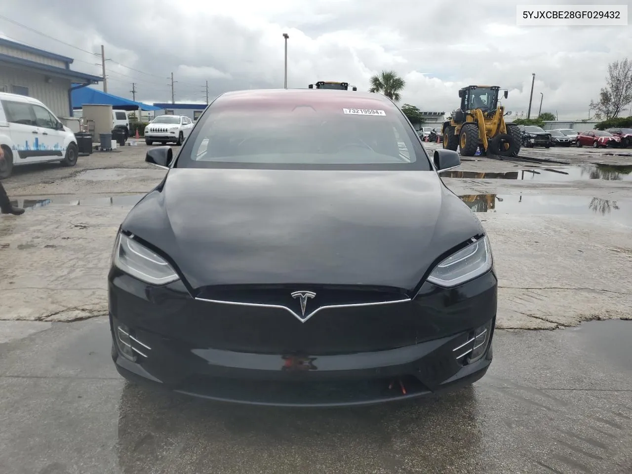 2016 Tesla Model X VIN: 5YJXCBE28GF029432 Lot: 73219594