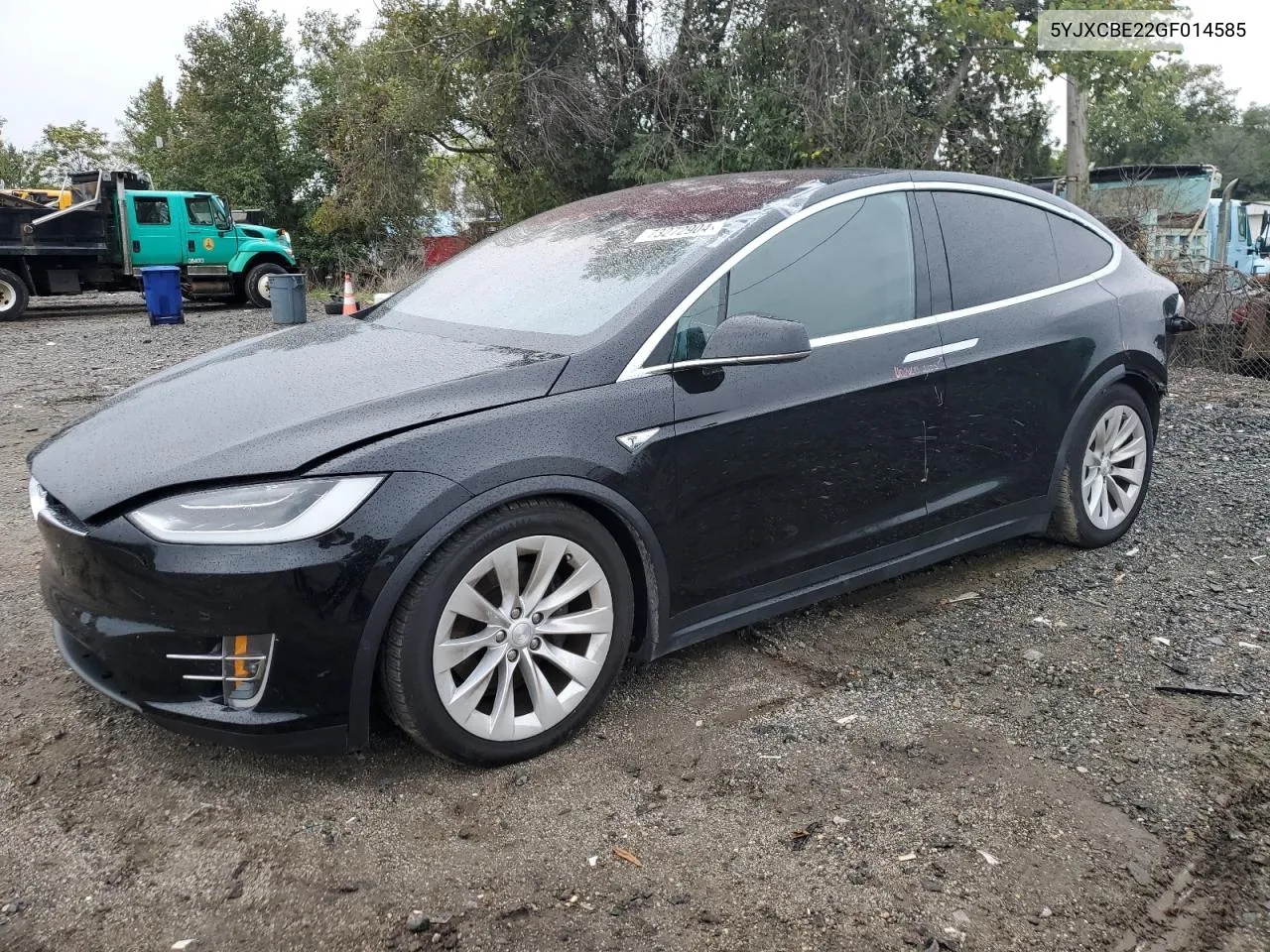 2016 Tesla Model X VIN: 5YJXCBE22GF014585 Lot: 73272904