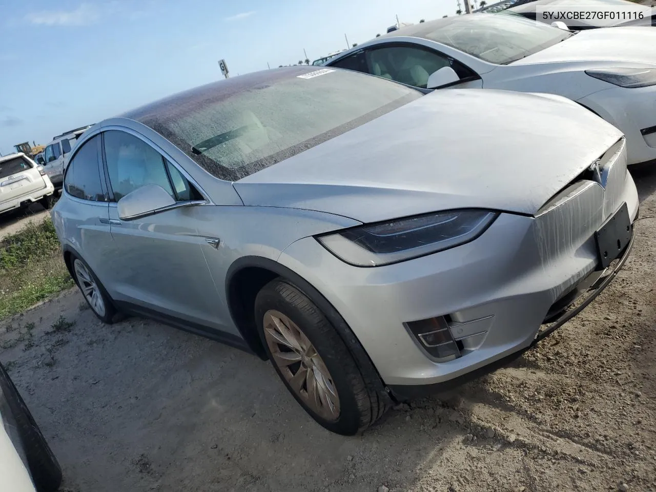 2016 Tesla Model X VIN: 5YJXCBE27GF011116 Lot: 75066604