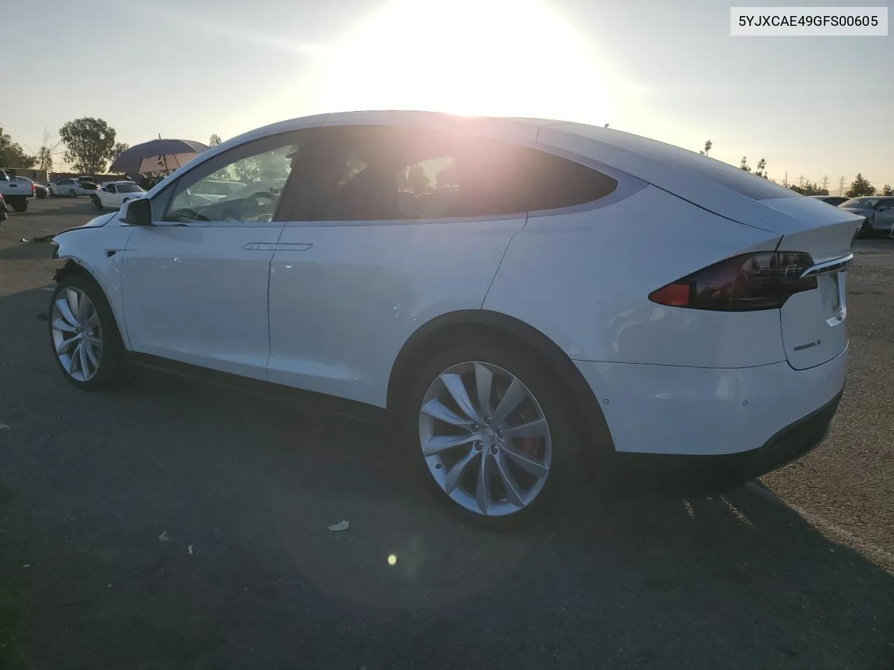 2016 Tesla Model X VIN: 5YJXCAE49GFS00605 Lot: 77897784