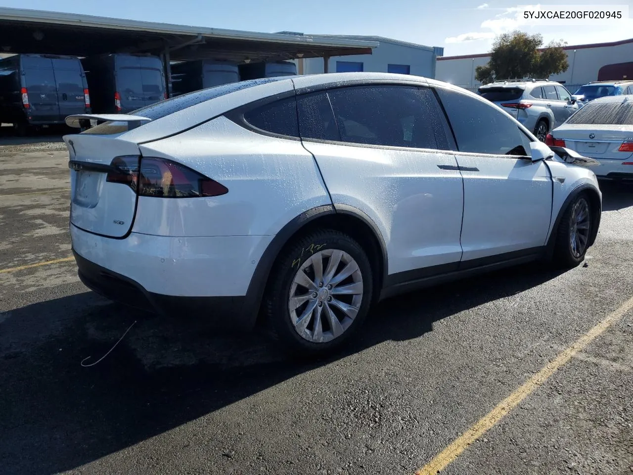 2016 Tesla Model X VIN: 5YJXCAE20GF020945 Lot: 78840674