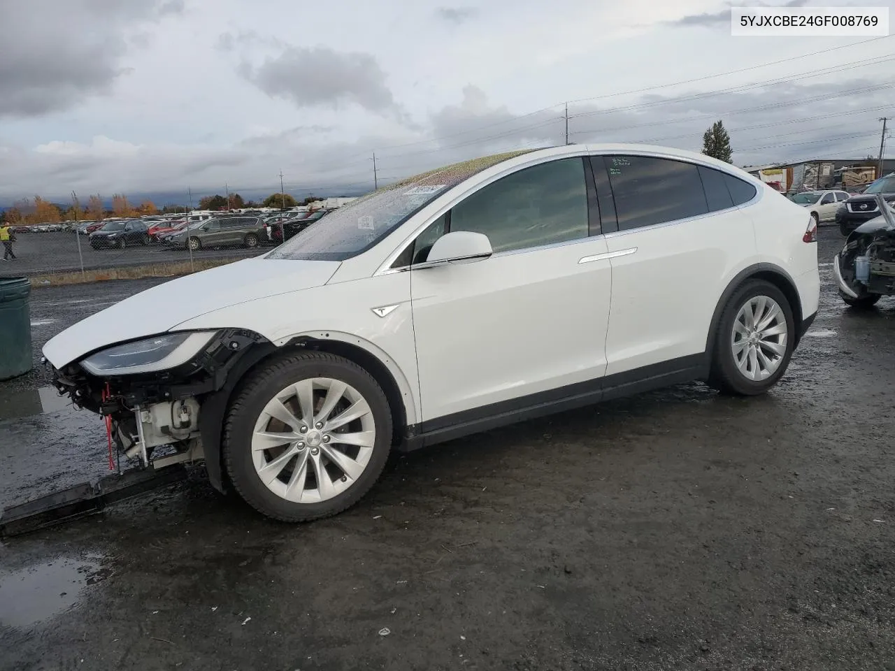 2016 Tesla Model X VIN: 5YJXCBE24GF008769 Lot: 78891654