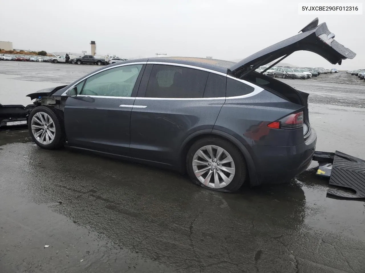 2016 Tesla Model X VIN: 5YJXCBE29GF012316 Lot: 78962224