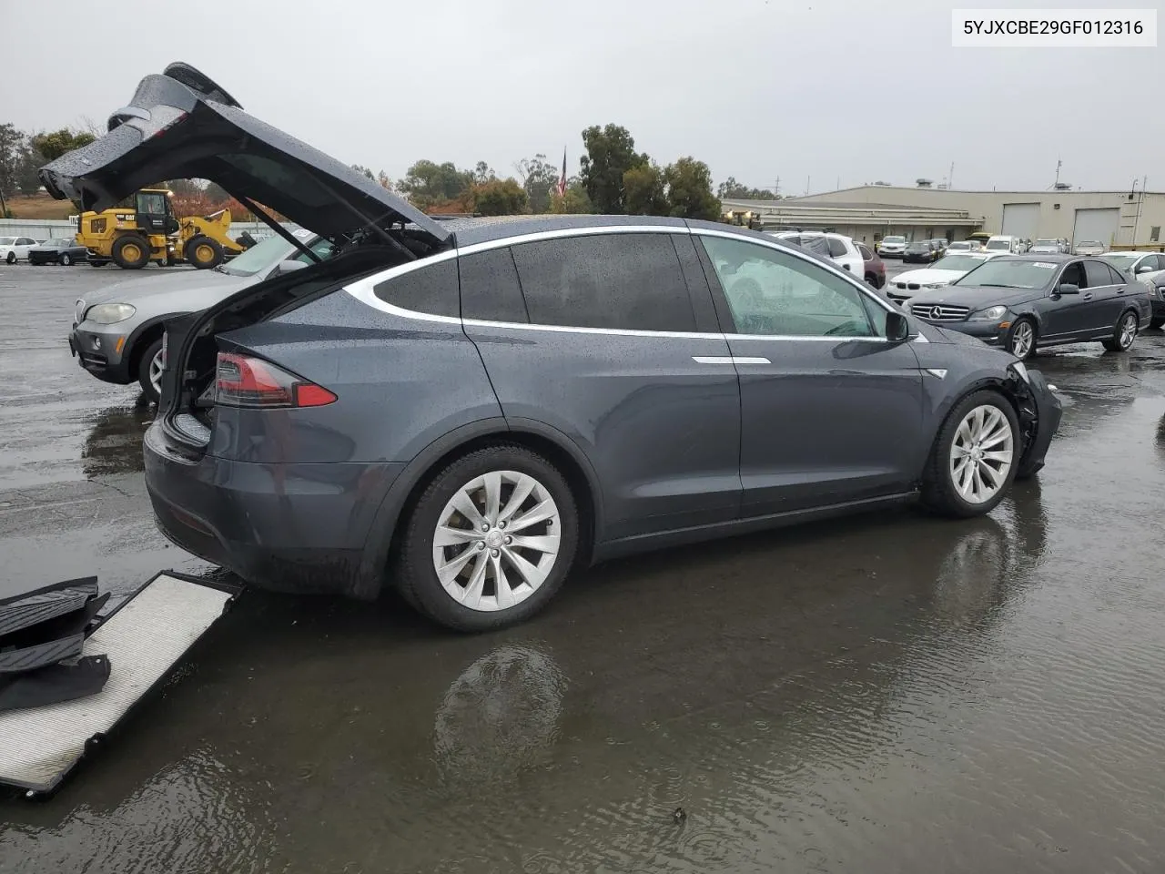 2016 Tesla Model X VIN: 5YJXCBE29GF012316 Lot: 78962224