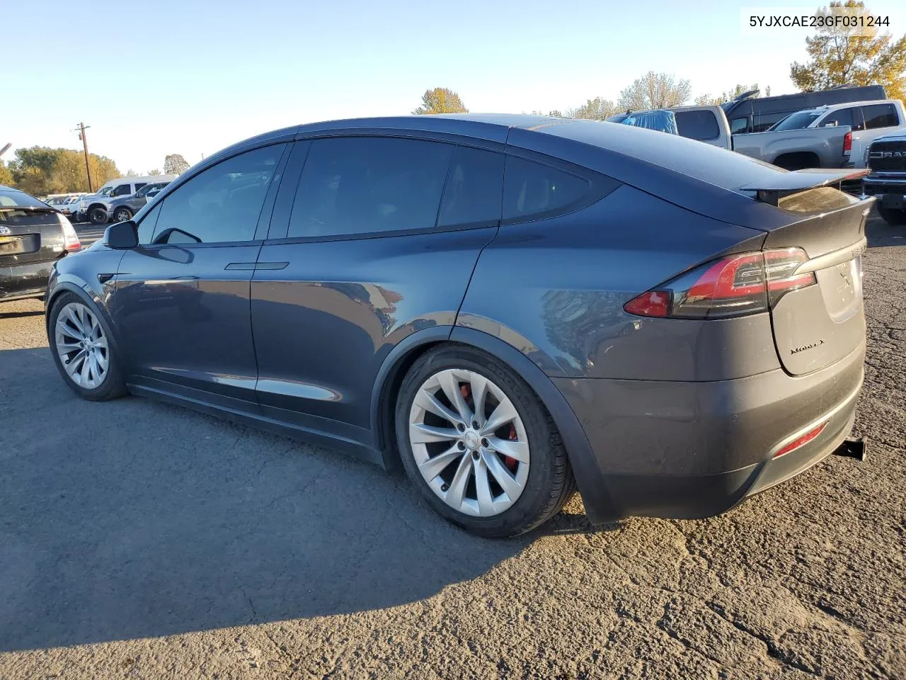 2016 Tesla Model X VIN: 5YJXCAE23GF031244 Lot: 79735944