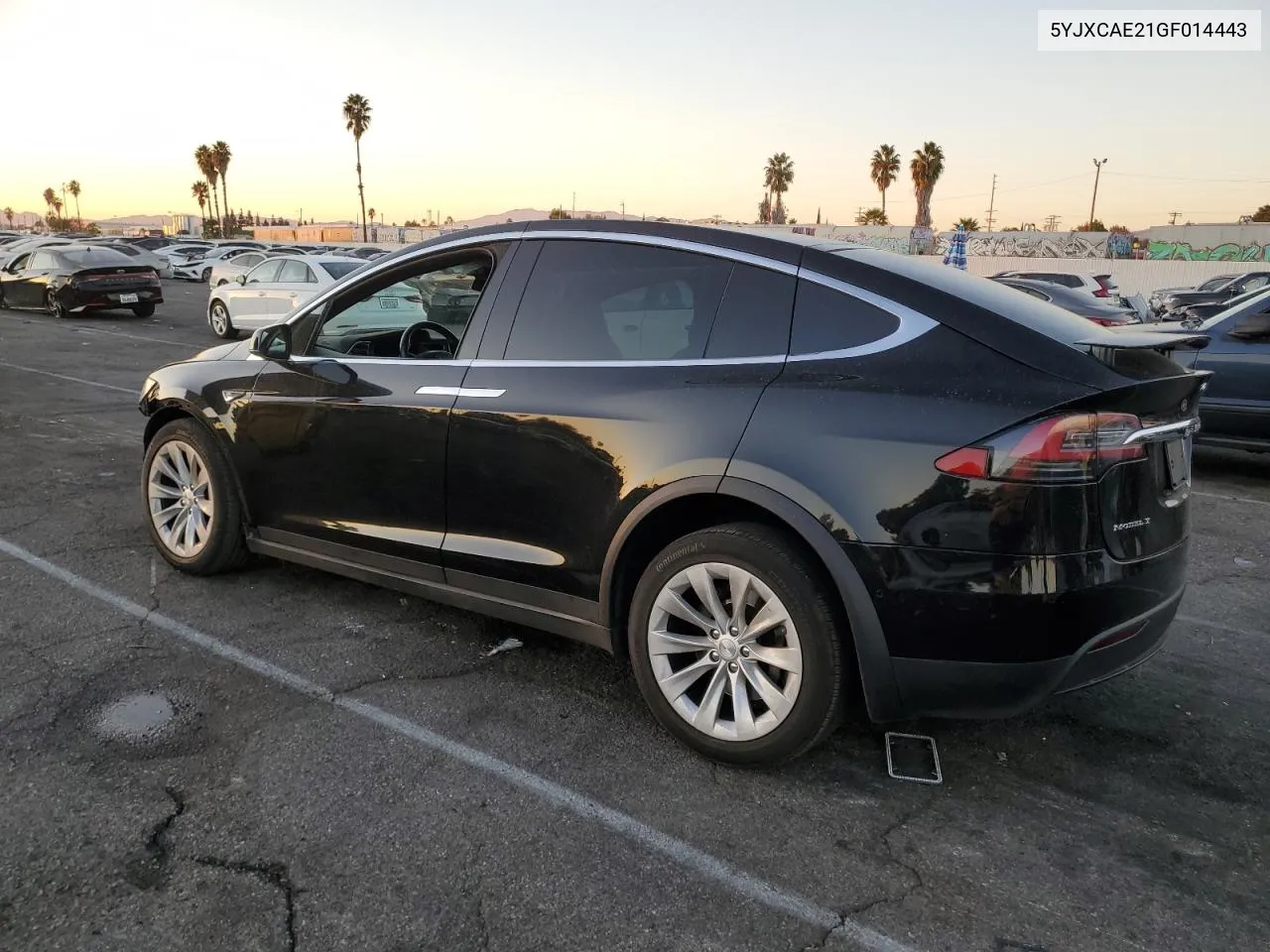 2016 Tesla Model X VIN: 5YJXCAE21GF014443 Lot: 81120174