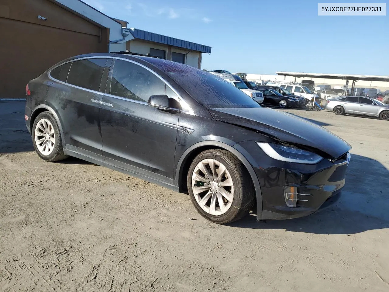 2017 Tesla Model X VIN: 5YJXCDE27HF027331 Lot: 50083254