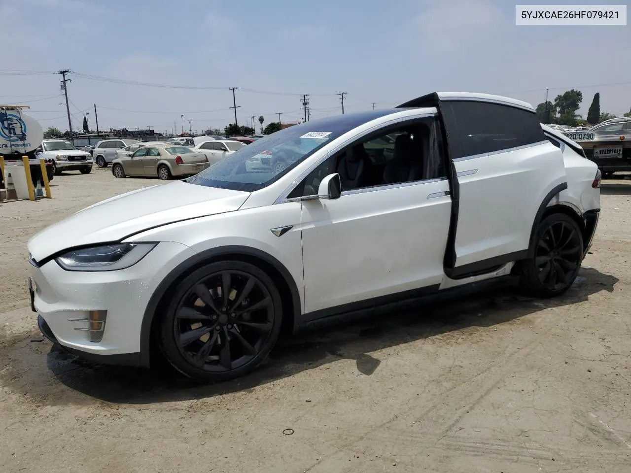 2017 Tesla Model X VIN: 5YJXCAE26HF079421 Lot: 56422814